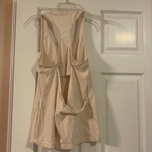 Open back workout tank